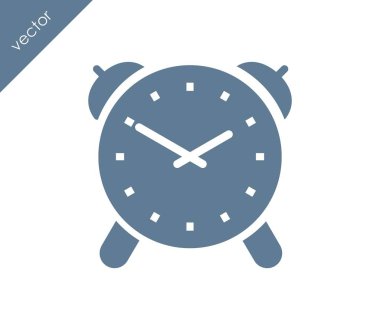 Alarm saati simgesi. 