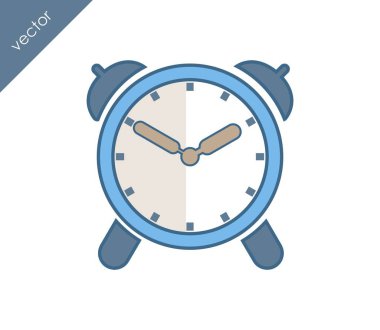 Alarm saati simgesi. 