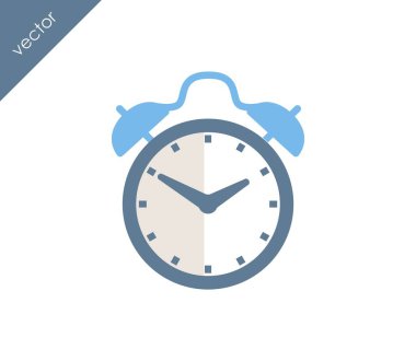 Alarm saati simgesi. 