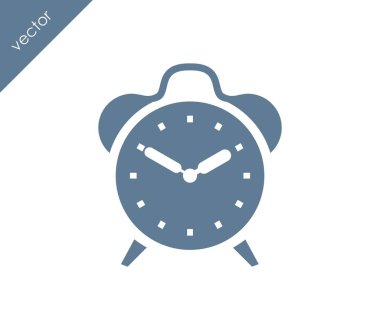 Alarm saati simgesi. 