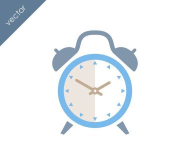 Alarm saati simgesi. 