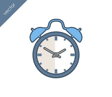 Alarm simgesi. Saat simgesi. 