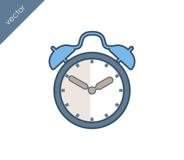 Alarm saati simgesi. 