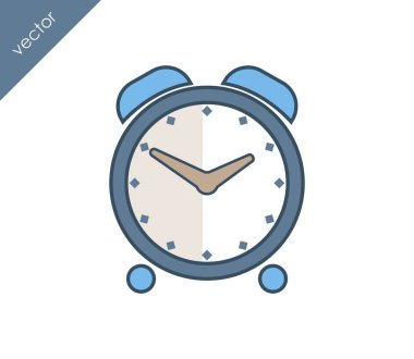 Alarm simgesi. Saat simgesi. 