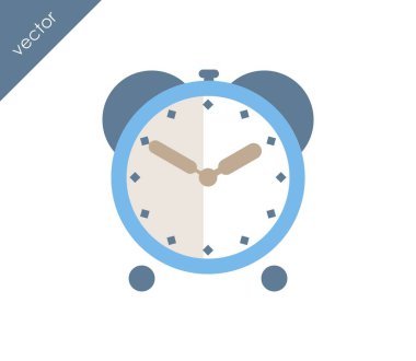 Alarm simgesi. Saat simgesi. 