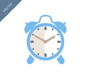 Alarm simgesi. Saat simgesi. 