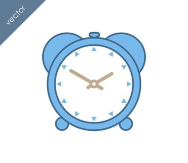 Alarm saati simgesi. 