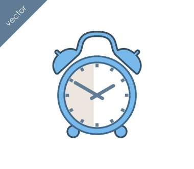 Alarm saati simgesi. 