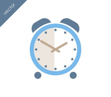 Alarm simgesi. Saat simgesi. 