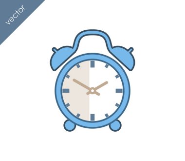 Alarm simgesi. Saat simgesi. 