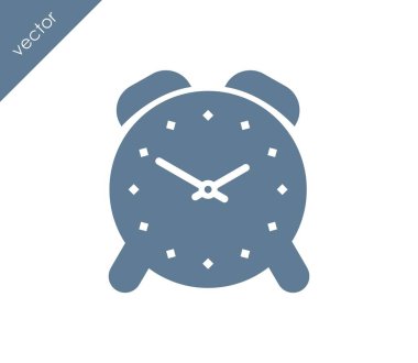 Alarm saati simgesi. 