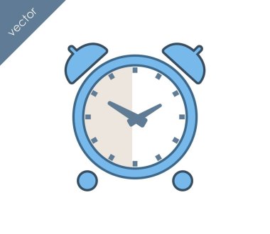 Alarm saati simgesi. 