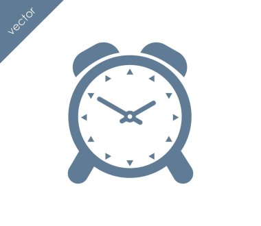 Alarm saati simgesi. 