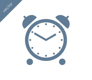 Alarm simgesi. Saat simgesi. 