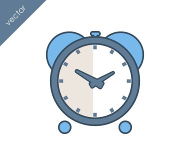 Alarm saati simgesi. 