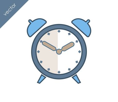 Alarm simgesi. Saat simgesi. 