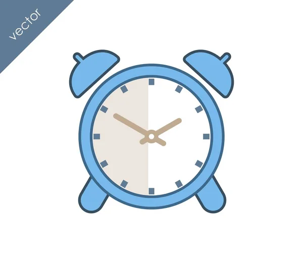 Icono de alarma. Icono del reloj — Archivo Imágenes Vectoriales