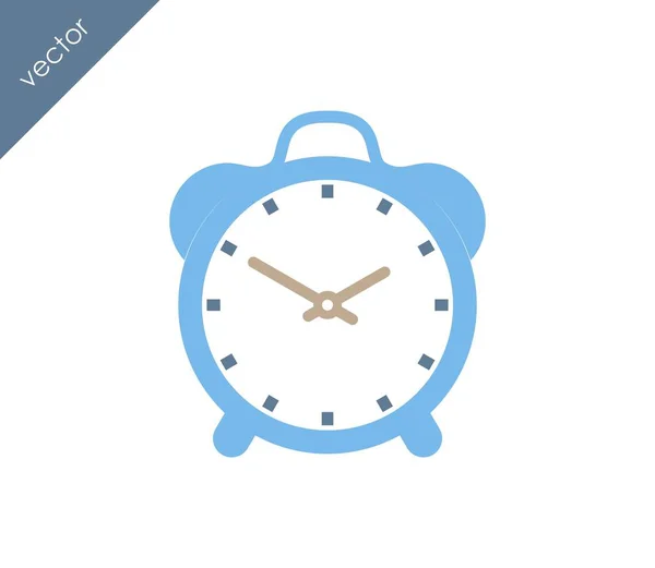 Icono de alarma. Icono del reloj — Vector de stock