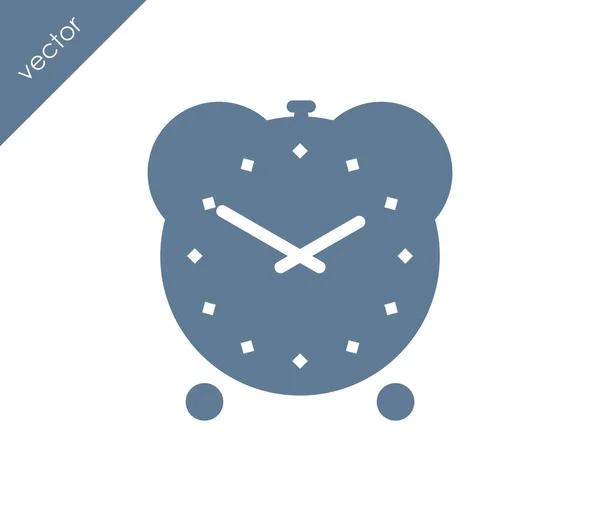 Icono de alarma. Icono del reloj . — Vector de stock