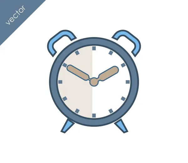 Icono del reloj despertador. — Vector de stock