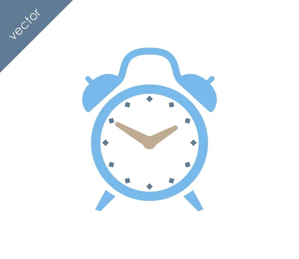 Icono de alarma. Icono del reloj . — Vector de stock