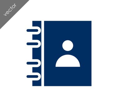 Telefon rehberi simgesi.