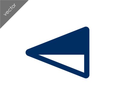 sol navigasyon ok simgesi