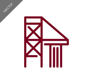 inşaat vinç simgesi