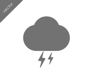 Fırtına bulutu simgesi