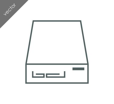 dış sabit sürücü simgesi