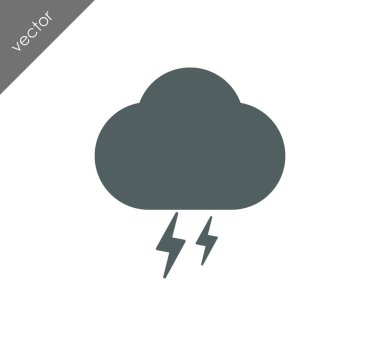 Fırtına bulutu simgesi