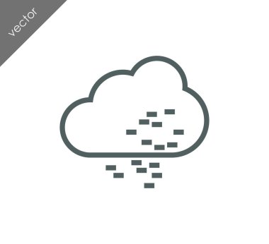 Fırtına bulutu simgesi