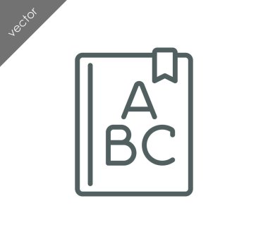 Alfabe kitap simgesi