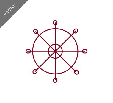 Eğlence Parkı tekerlek simgesi