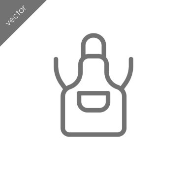 Önlük çizgi simgesi