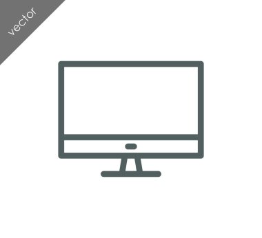 flat monitör simgesini
