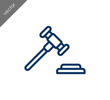 açık artırma çekiç simgesi