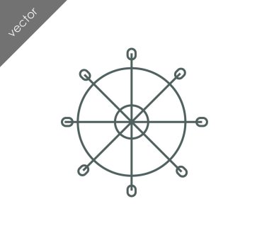 Eğlence Parkı tekerlek simgesi