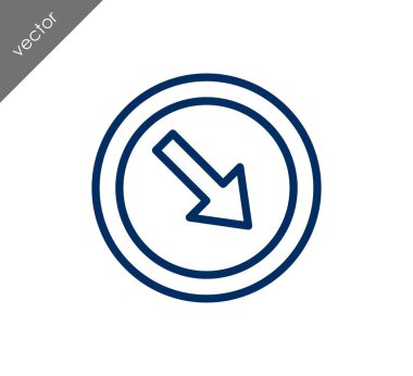 Servis yolu ok simgesi