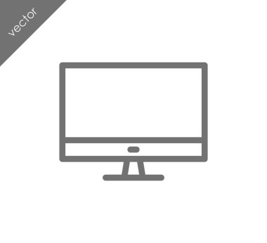 flat monitör simgesini
