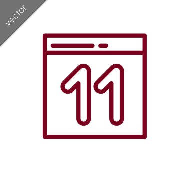 Takvim simge tasarlamak 