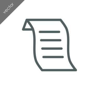 Komut dosyası düz simgesi