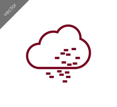 Fırtına bulutu simgesi