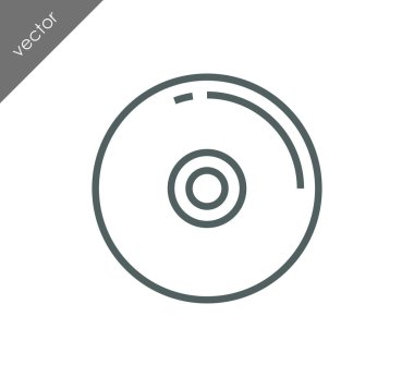 CD disk simgesine