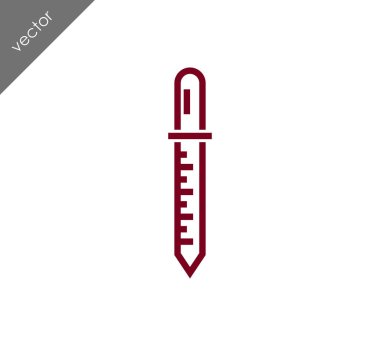 Ölçek damlalık simgesini