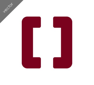 Köşeli ayraç simgesi kodlama