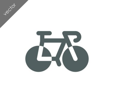 Bisiklet basit simgesi