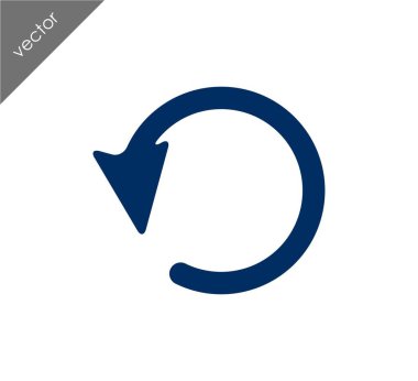 Döndürme sol simgesi