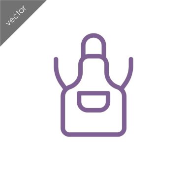 Önlük çizgi simgesi