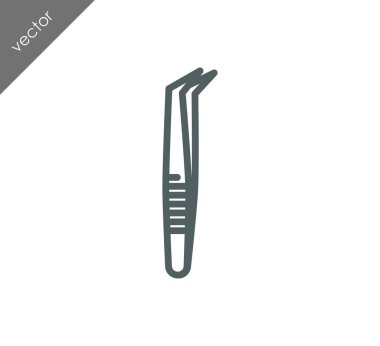 cımbız düz simgesi